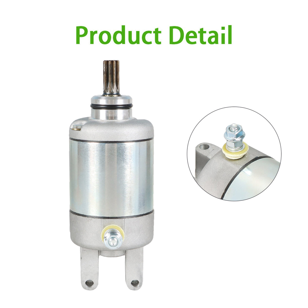 munirater Starter Motor Assembly Replacement for Yamaha YZF R6 YZF R6S FZ6 5EB-81890-00-00