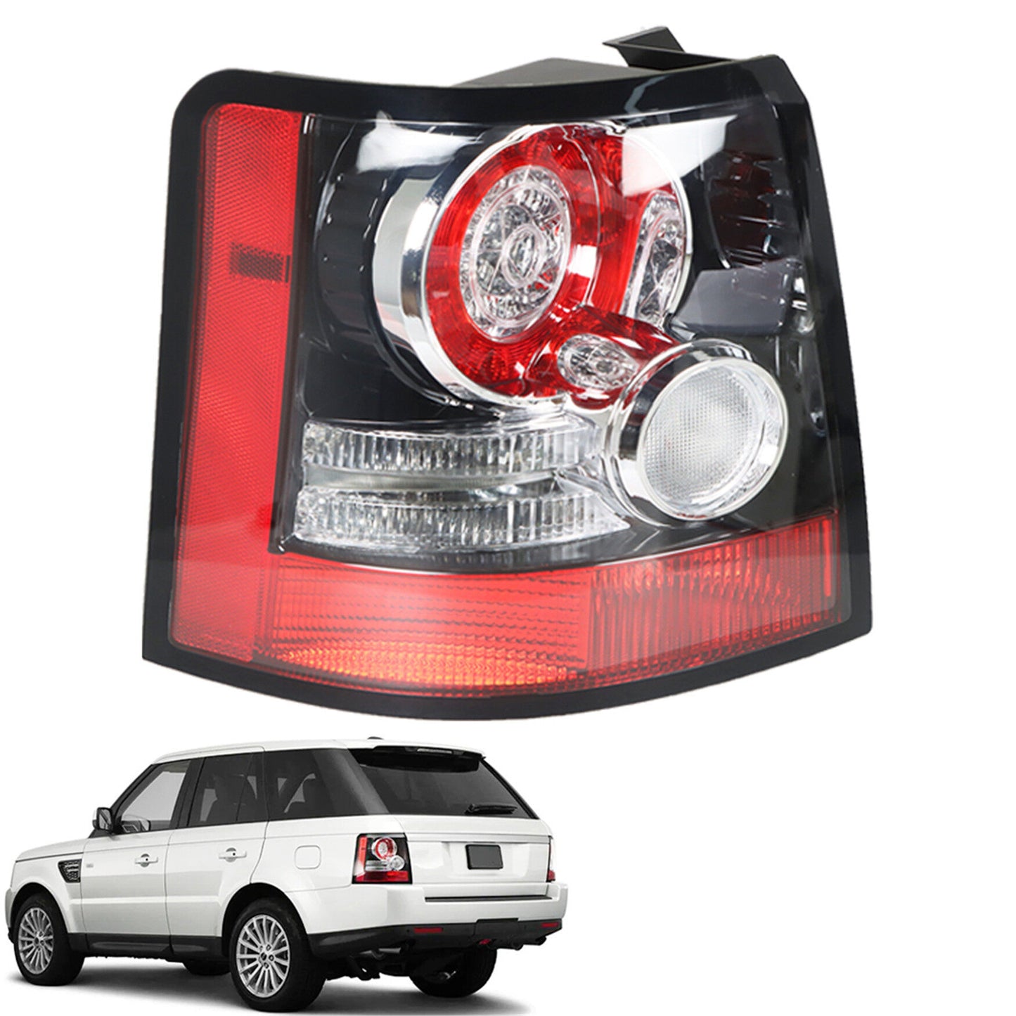 munirater Rear Brake Lamp LED Left Side Tail Light Assembly Replacement for 2005-2013 Land Rover Range Rover Sport