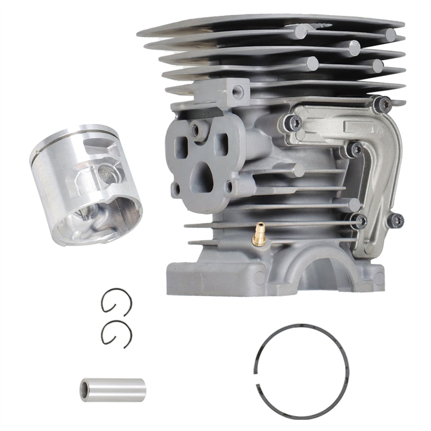 munirater 47MM Cylinder Piston Kit Replacement for Husqvarna 455 455 Rancher 455E 460 460 Rancher