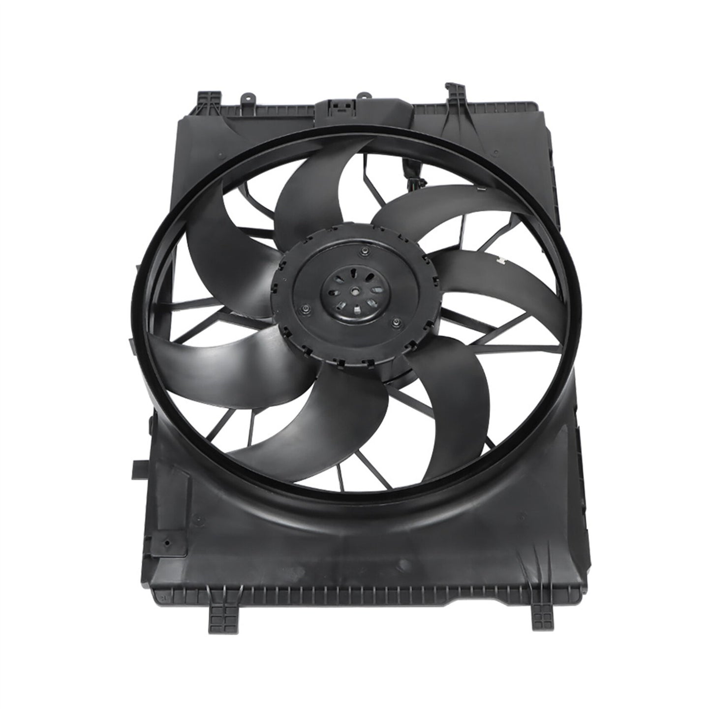 munirater Engine Radiator Cooling Fan Assembly Replacement for 2010 2011 2012 2013 2014 C250 C300 C350 GLK350 E250 E350 621-373 A2045000293 2045000293