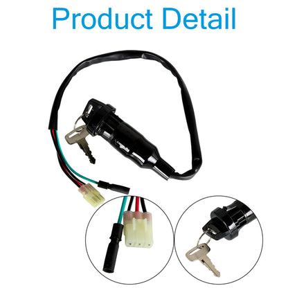 munirater Black CDI Ignition Coil Switch Wire Harness Assy Replacement for Sportrax TRX400EX 1999-2004 30500-HN1-003 30700-KCZ-000 30410-HN1-003 31600-HM8-013