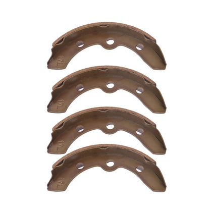 munirater Set of 4 Golf Cart Brake Shoes Replacement for Club Car DS Gas and Electric 1981-1994 1011463