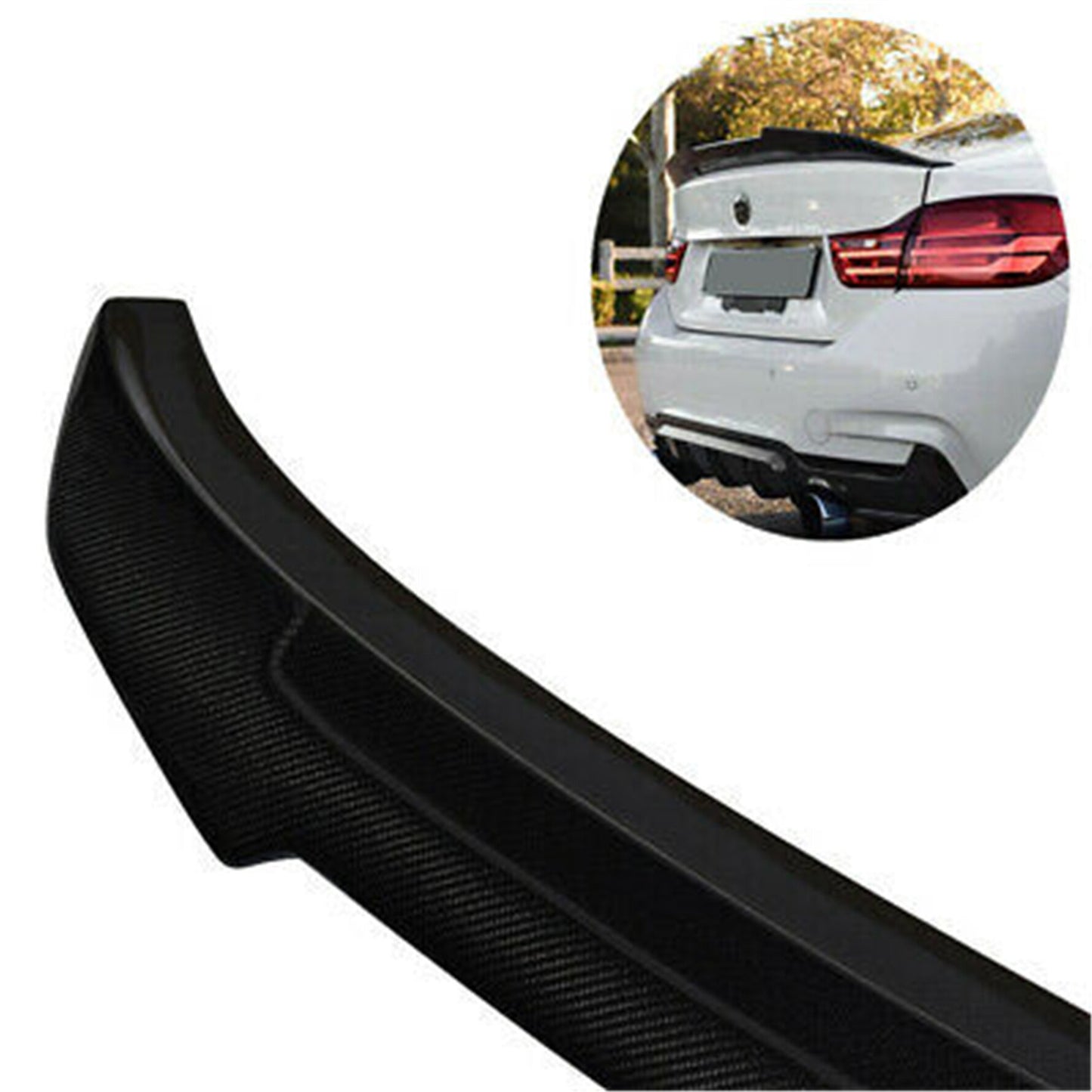 Rear Trunk Spoiler Wing Lip Replacement for 2014-2020 F32 428 430 435 440 Coupe PSM Style