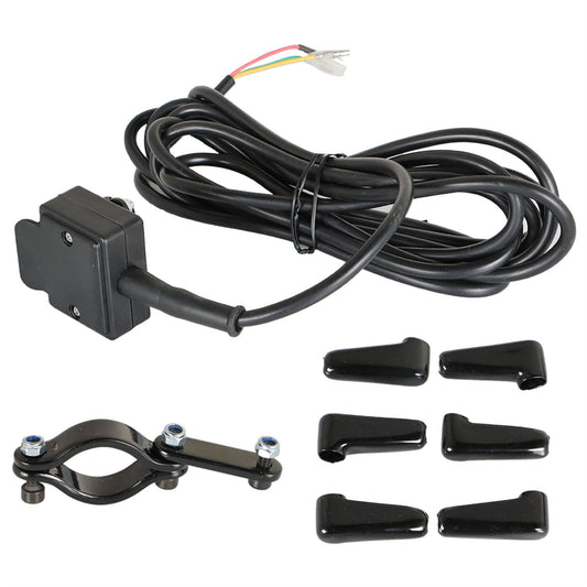 munirater 12V 3.5m Winch Rocker Thumb Switch with Mounting Bracket Handlebar Control Line kit Replacement for ATV UTV