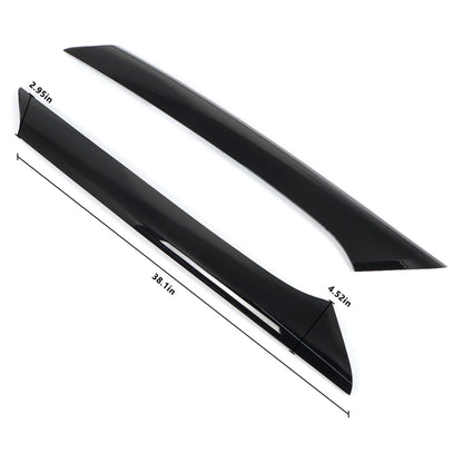 munirater Passenger and Driver Side Windshield-Outer Pillar Molding Side Trim Replacement for 2009-2018 Flex