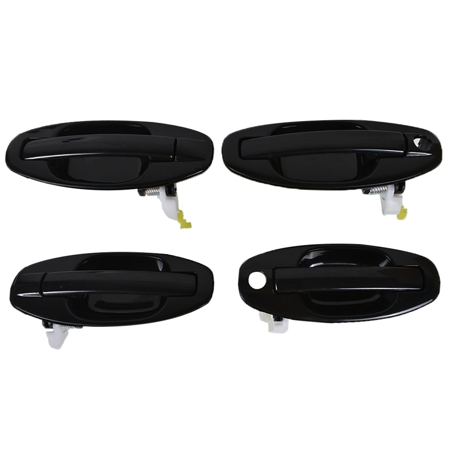 munirater 4Pcs Front Rear Driver Passenger Side Exterior Door Handle Replacement for 2001-2006 Hyundai Santa Fe