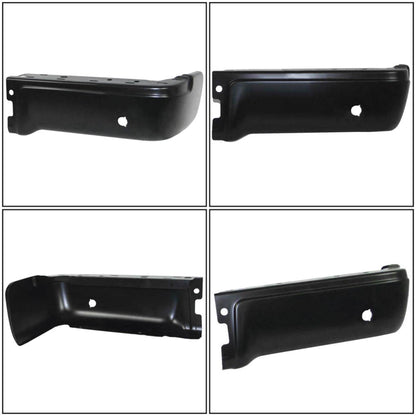 munirater Right Rear Bumper End Cap Black with Sensor Holes Replacement for 2009-2014 F150 FO1102373