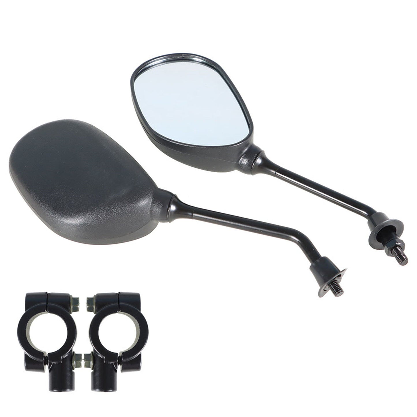 munirater ATV & Motorcycle Side Rear View Mirror Set 7/8 in Handlebars Replacement for Sportsman Foreman