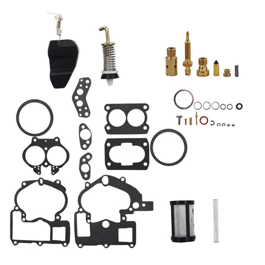 Carburetor Repair Kit Replacement for Mercarb All 2 - Barrel 3302-804845 3302-804844002