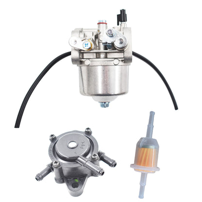 munirater Carburetor with Fuel Pump & Fuel Filter Replacement for EZGO TXT 295CC Golf Carts 1991 - Up