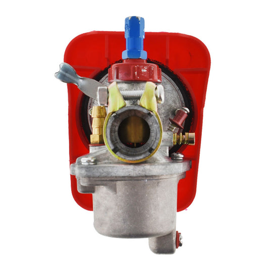 munirater Red Carburetor Replacement for 2 Stroke 49cc 50cc 60cc 66cc 80cc Bicycle Motorized Bicycle Engine Kit