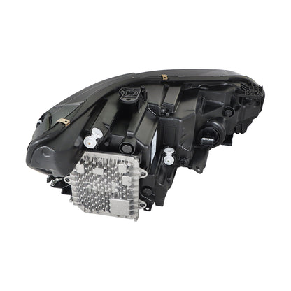 munirater Left Headlight For 2019-2022 Jeep Cherokee LED w/ Ballast Black Housing