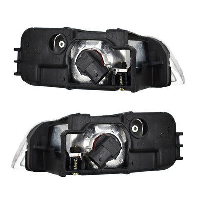 munirater 1 Pair of Clear Bumper Driving Fog Lights Assembly Left & Right Side Replacement for 2003-2007 Honda Accord 4-Door Sedan