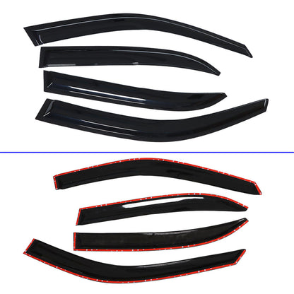munirater Side Window Visor Vent Rain Guard Deflector Replacement for 1993-1997 Toyota Corolla Sedan