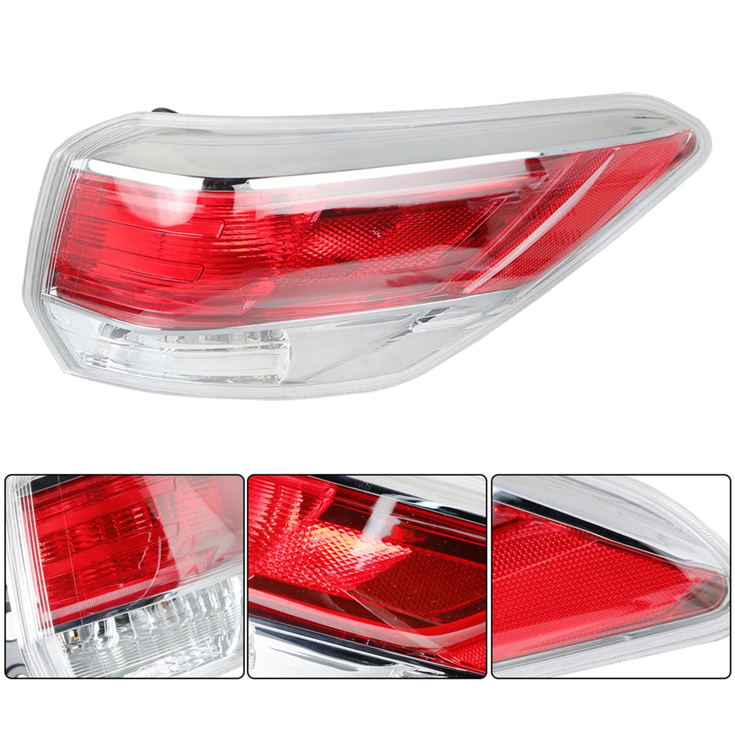 munirater Right Tail Light Passenger Side Rear Brake Tail Lamp Replacement for 2014-2016 Toyota Highlander 81550-0E100 TO2805120