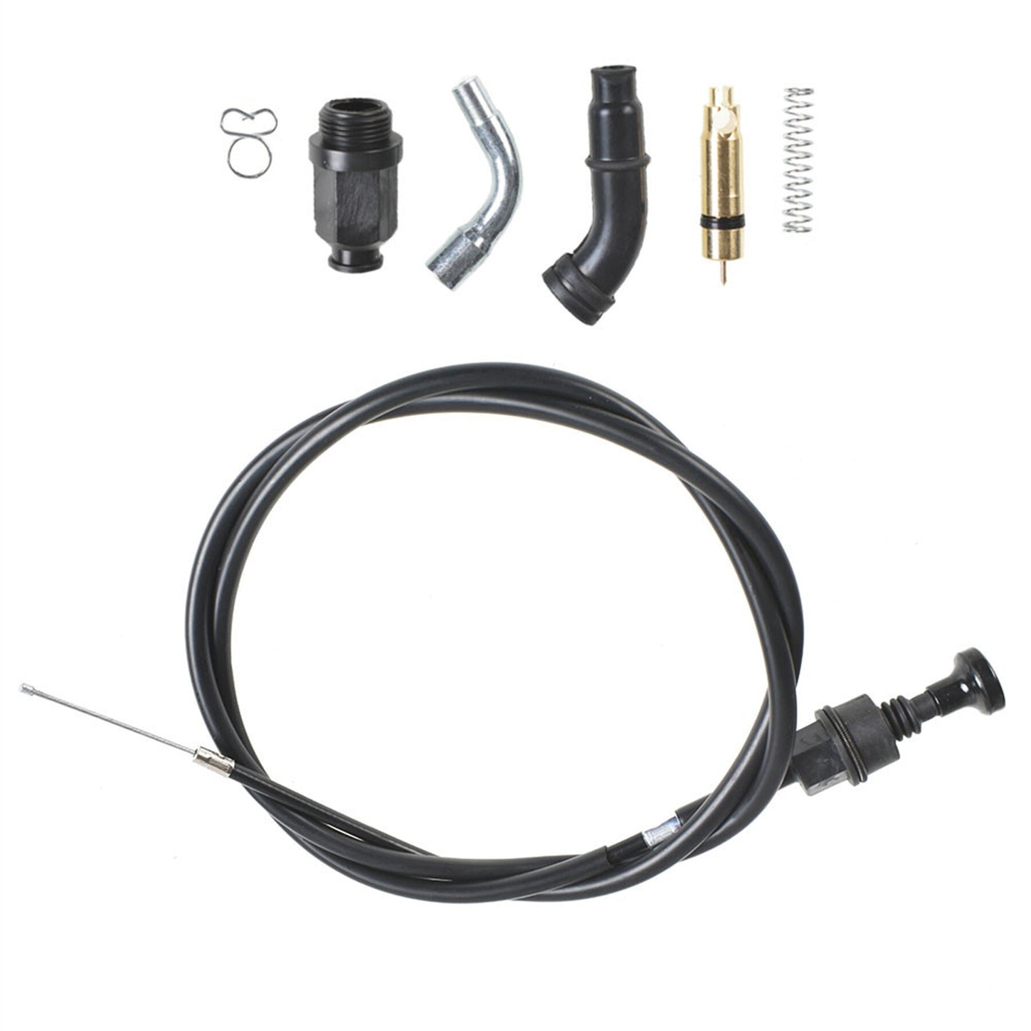 Carburetor Choke Cable & Valve Plunger Kit Replacement for Honda Foreman Rubicon 500 TRX 500