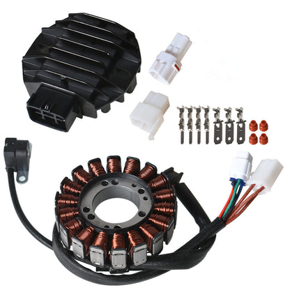 munirater Stator & Regulator Rectifier Replacement for Suzuki LT-Z400 LTZ400 Quadsport Z400 2003-2008