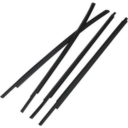 Window Weatherstrip Kit for 2007-2018 Toyota Tundra CrewMax, 4-Piece