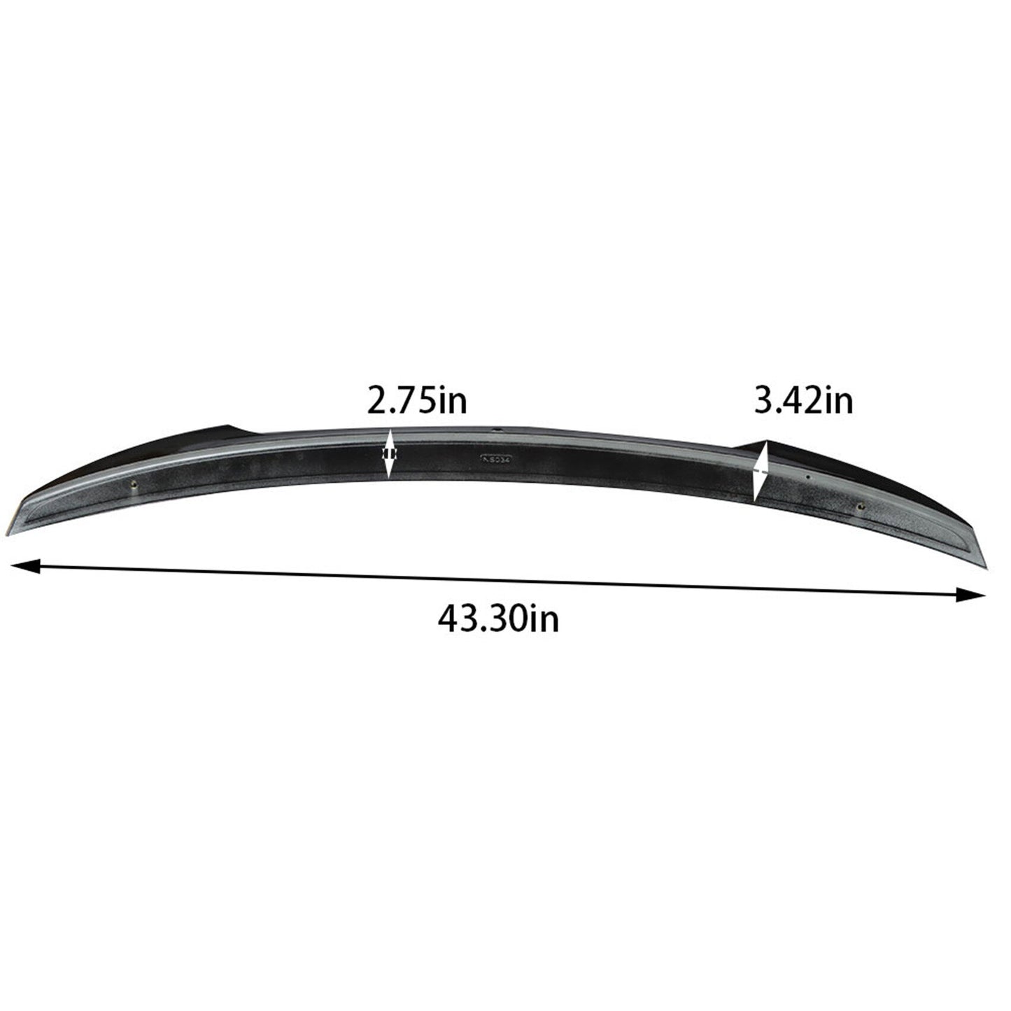 munirater Trunk Lip Spoiler Wing Gloss Black JDM Style Replacement for 2020 2021 Sentra