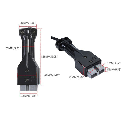 munirater 36V 5A Golf Cart Battery Charger SB50 Plug Portable Light and Thin Charger Replacement for TXT Marathon Club Car Golf Carts