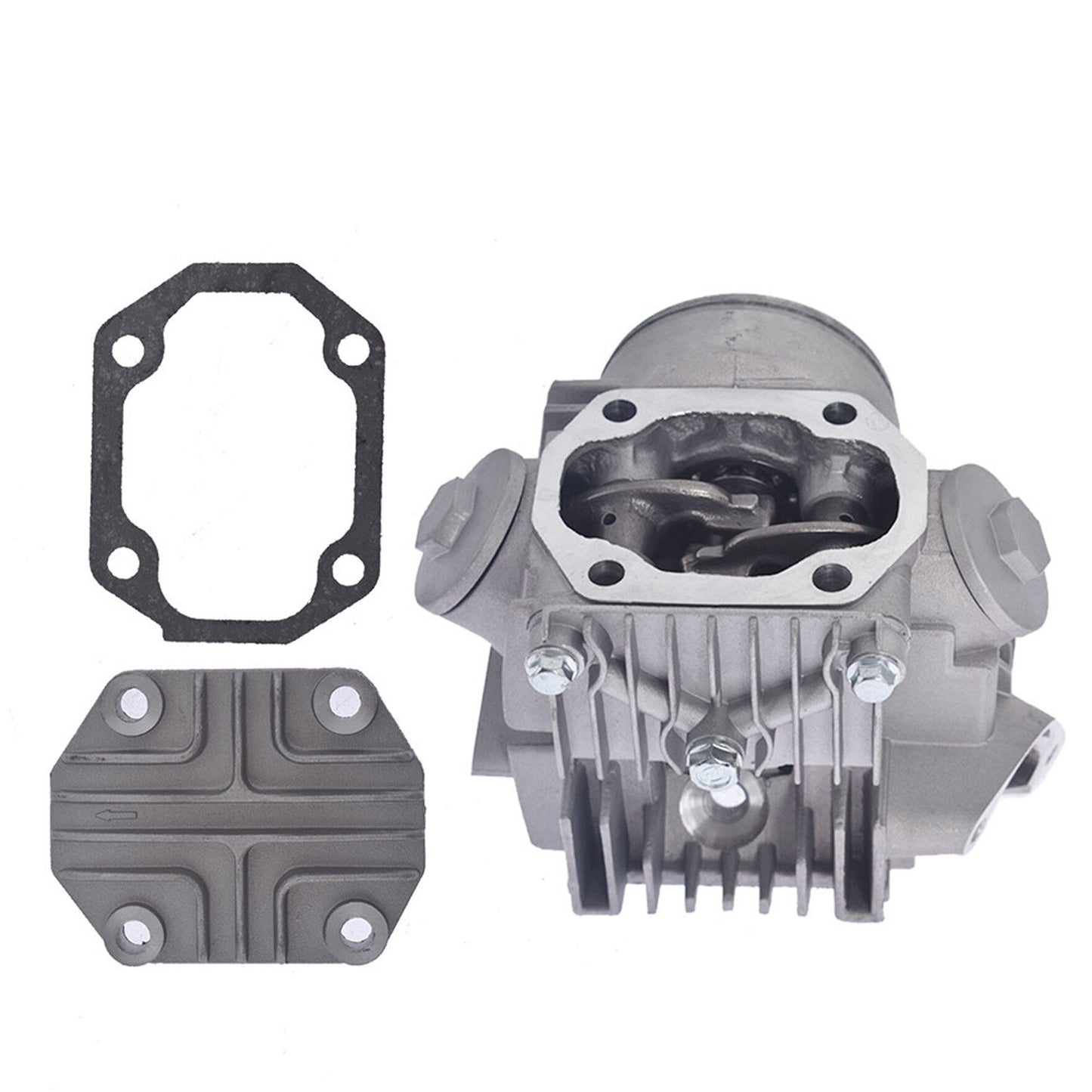 munirater Cylinder Head Complete Assembly Replacement for KAZUMA Meerkat 50cc Kids ATV Quad