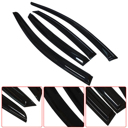 munirater Side Window Visors Rain Guard Wind Vent Shade Deflector Replacement for 2015-2019 Hyundai Sonata
