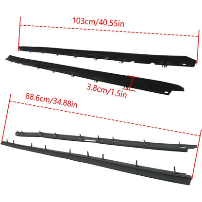 Window Weatherstrip Molding Kit for 1990-1996 Chevrolet Corvette, 4-Piece