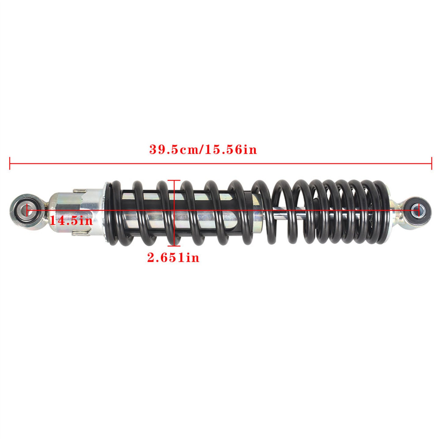 munirater 2 Pack Black 14.5in Front Shocks Absorber 3GG-23350-20-36 Replacement for Banshee 350 1987-2006