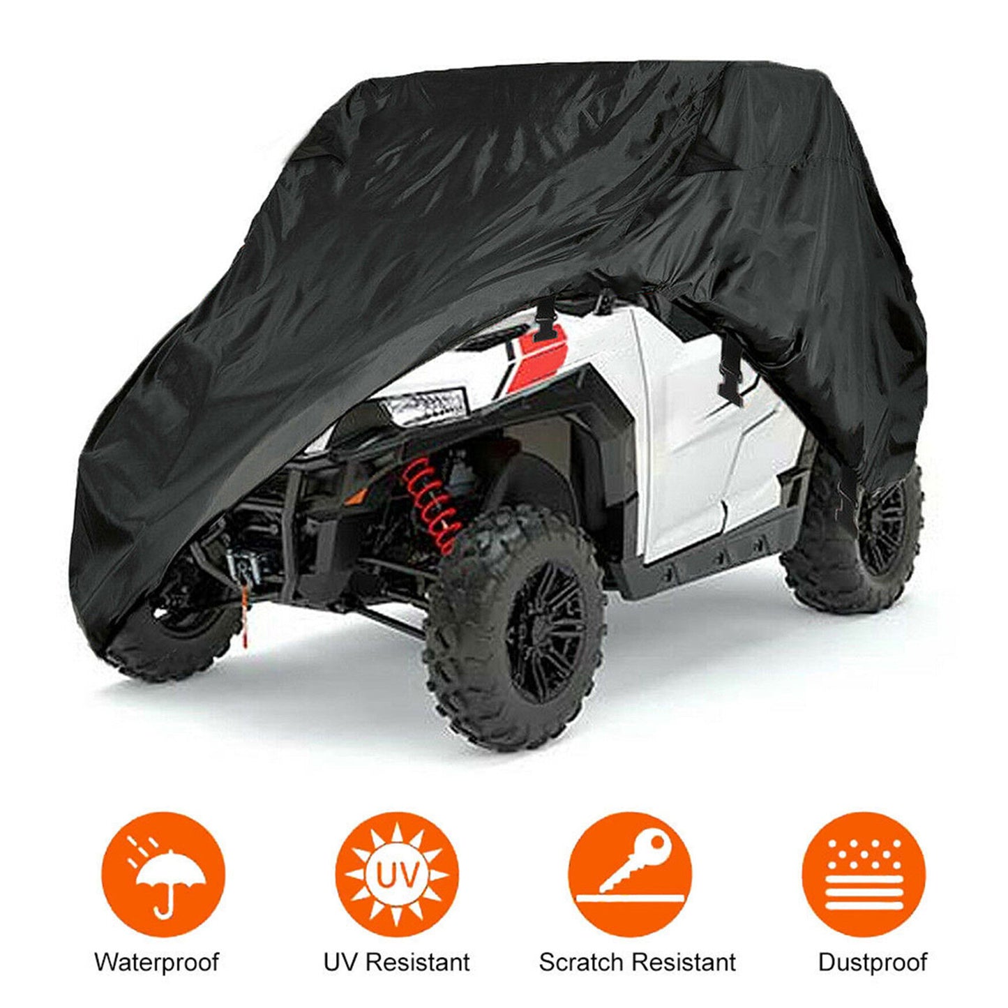 munirater UTV Cover 2 Seater Replacement for Polaris General 1000 Limited Deluxe QuadGear UTV Deluxe Storage Cover