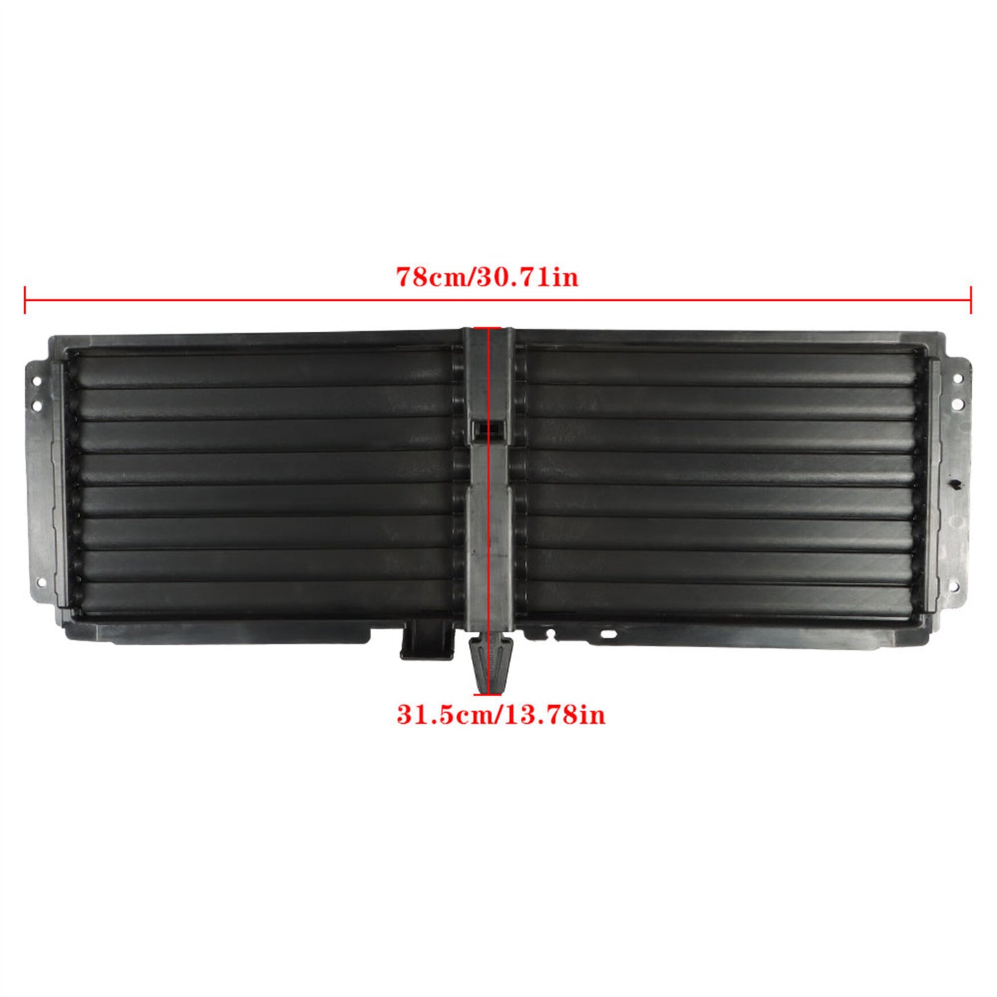 munirater GM1206111 Front Bumper Upper Radiator Shutter Replacement for 2018-2020 Equinox Terrain Black