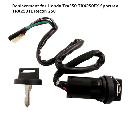 munirater Ignition Key Switch Replacement for 1997-2014 TRX250 Recon 2001-2005 TRX250EX