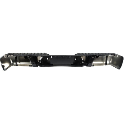 Chrome Rear Bumper Assembly for Ford F-150 2009-2014, without Sensor Holes, FO1103160