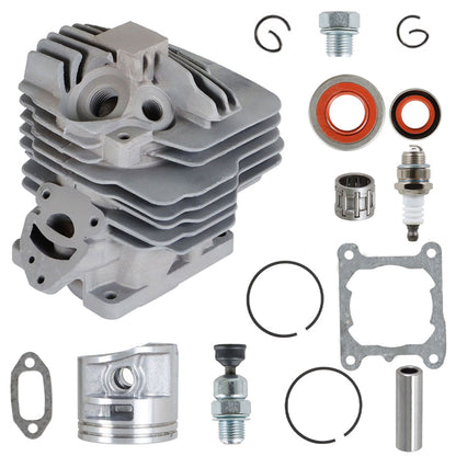 munirater 44.7MM Cylinder Piston Kit Replacement for Chainsaw 11410201200 with Oil Seal Needle Bearing Spark Plug