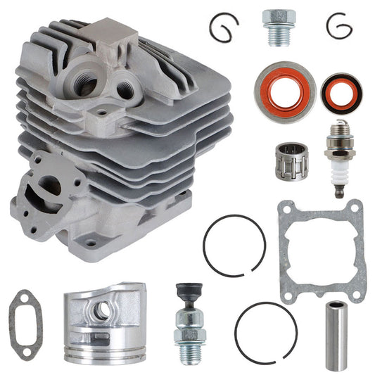 munirater 44.7MM Cylinder Piston Kit Replacement for Chainsaw 11410201200 with Oil Seal Needle Bearing Spark Plug