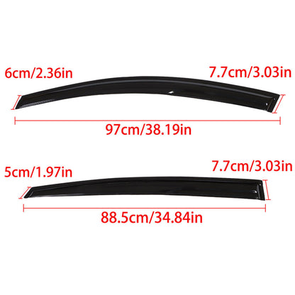 Side Window Visors Rain Guard Wind Vent Shade Deflector Replacement for 2011-2015 Optima Sedan 4-Door