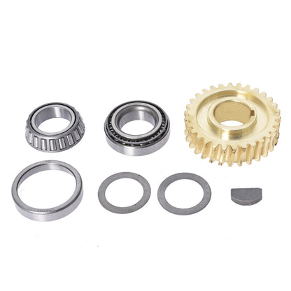 munirater Tine Shaft Gear Bearings Races Spacers Key Worm Gear Kit Replacement for MTD Troy Bilt Horse Tiller GW-11527 GW-1064 1064
