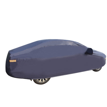 munirater Car Cover All Weather Protection with Lock A7 Dark Blue Replacement for Sedan Length up to 212.59 L x 62.99 W x 39.37 H