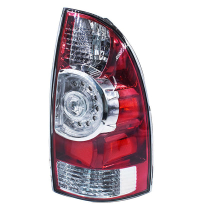 Red Clear LED Rear Tail Brake Lights Replacement for 2005-2015 Toyota Tacoma Left and Right Side Tail Lights