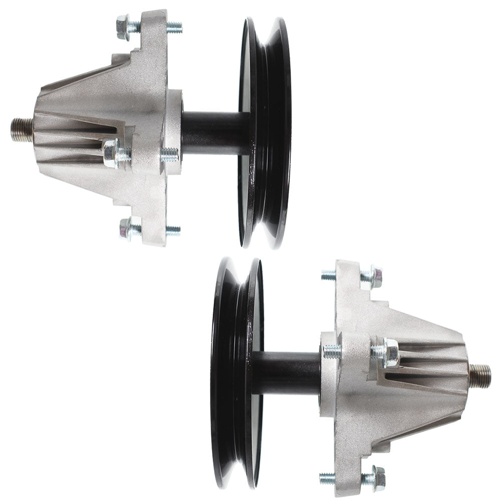 2-Pack Spindle Assembly W/Pulley Replacement for Troy Bilt Tb42 Pony Bronco Tb42 7-Speed