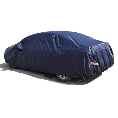 munirater Car Cover All Weather Protection with Lock A7 Dark Blue Replacement for Sedan Length up to 212.59 L x 62.99 W x 39.37 H