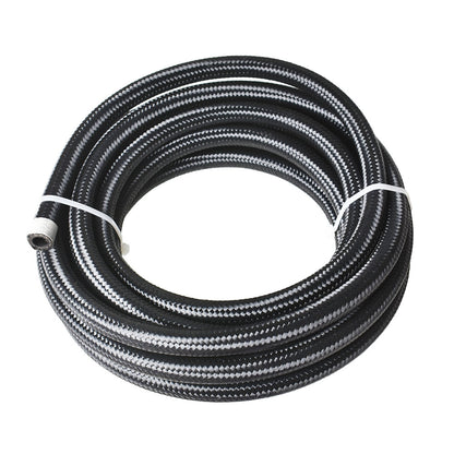 munirater 20Feet Braided Fuel Hose Line with Swivel Hose End Fitting Kit 6AN