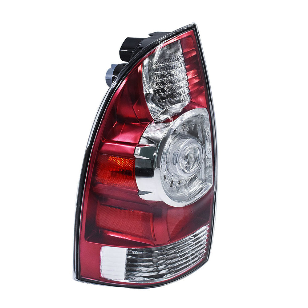 Red Clear LED Rear Tail Brake Lights Replacement for 2005-2015 Toyota Tacoma Left and Right Side Tail Lights