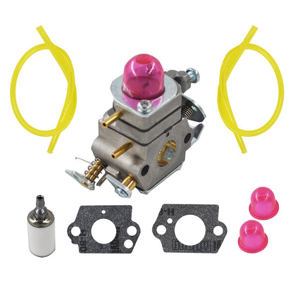 munirater Carburetor Kit 530071811 Replacement for Poulan P4500 PP025 PP125 PP325 PP258TP Zama C1U-W19 Craftsman Weed Eater Trimmers