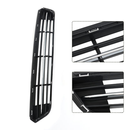 munirater Front Bumper Grille Chrome Molding Black Replacement for 2014 2015 Optima