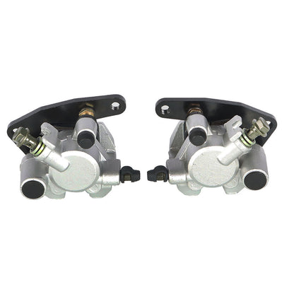 munirater Front Brake Calipers W/Pads & Disc Rotors for Yamaha Big Bear 350 400 YFM350/400