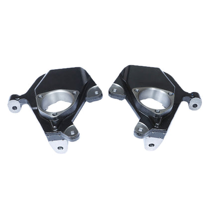 Pair of 2-Inch Front Drop Lowering Spindles Replacement for 99-06 Silverado Sierra 1500 2WD