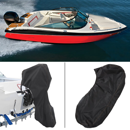 munirater Outboard Boat Motor Cover with 600D Heavy Duty Oxford Fabric + Extra Coating Outboard Engine Covers Replacement for 20-30 HP Motors