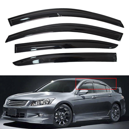 munirater Window Vent Visor Rain Guard Shade Replacement for 2008-2012 Honda Accord 4Door Sedan