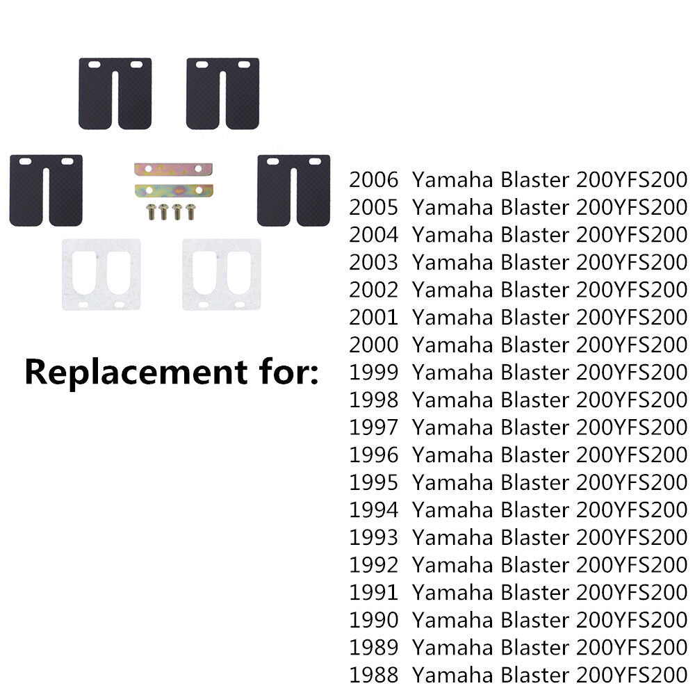 munirater Flex Dual Stage Intake Reed Valve Accessories Replacement for Blaster YFS200 1988-2006