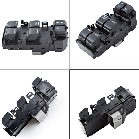 munirater 1 Pc Black Driver Side Master Power Window Switch 35750-TB0-H01 Replacement for 2008-2012 Accord